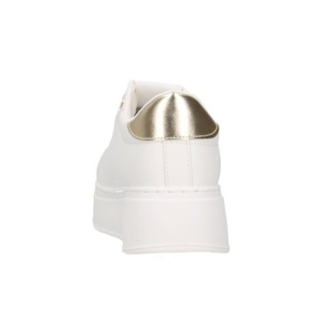 Laura Biagiotti 9820 Sneakers Donna Platform Stringate con Accessori White