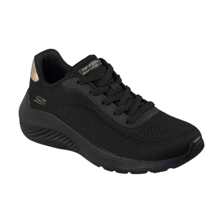 SKECHERS 117679 BOBS SQUAD WAVES CURRENT LOOK Sneakers Donna Stringate Black