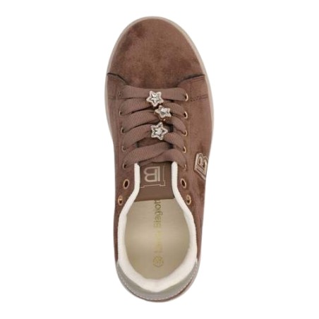 Laura Biagiotti 9820 Sneakers Donna Platform Stringate con Accessori Brown