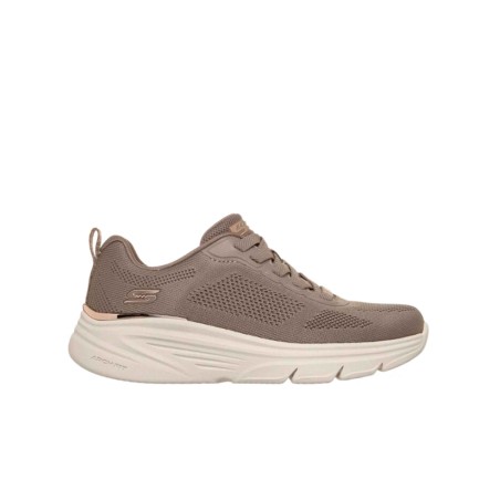 SKECHERS 117720 BOBS ARCH FIT ELEV8 Sneakers Donna Con Lacci Elastici Dark Taupe