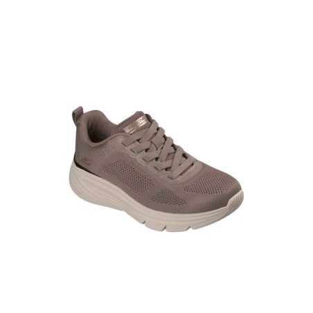 SKECHERS 117720 BOBS ARCH FIT ELEV8 Sneakers Donna Con Lacci Elastici Dark Taupe