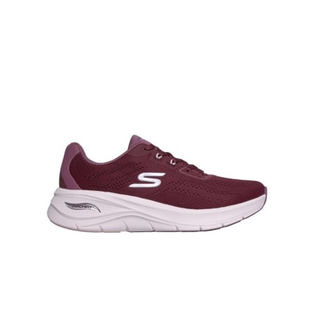 SKECHERS 150884 ARCH FIT 3.0 Easy Flow Sneakers Donna Stringate Burgundy