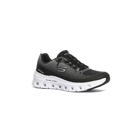 SKECHERS 150437 GLIDE STEP PRO SOFT MIRAGE Sneakers Donna Con Lacci Elastici Slip-Ins Black/white