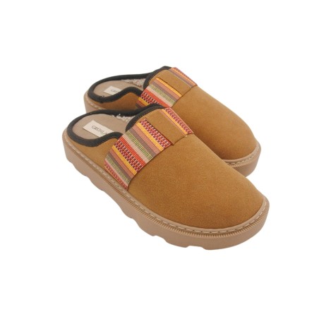 Grunland DAKA CI3365-B1 Pantofola Sabot Donna Cuoio
