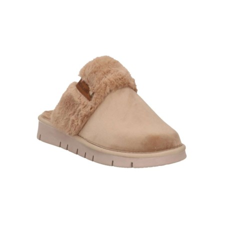 Grunland LOXI CI3023-G7 Pantofola Donna Con Pelliccia Beige
