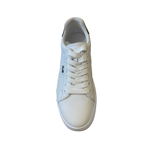 Paciotti 4US 00111 Sneaker Uomo Stringate In Vera Pelle Bianco