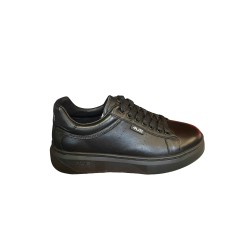 Paciotti 4US 00111 Sneaker Uomo Stringate In Vera Pelle Nero