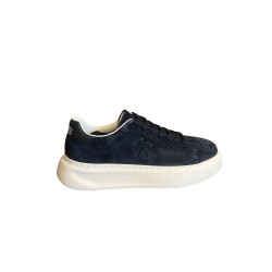 Paciotti 4US 00121 Sneaker Uomo Stringate Scamosciate Blu