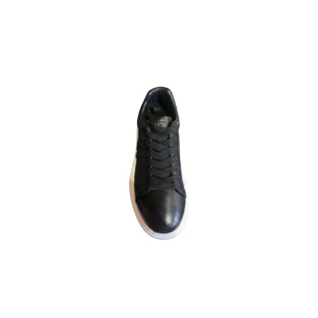 Paciotti 4US 00121 Sneaker Uomo Stringate In Vera Pelle Nero