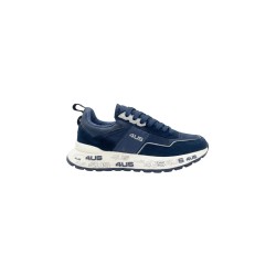 Paciotti 4US 25-437 Sneaker Uomo Stringate Con Suola Loggata Blu