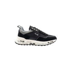 Paciotti 4US 25-437 Sneaker Uomo Stringate Con Suola Loggata Nero/Dk Grigio