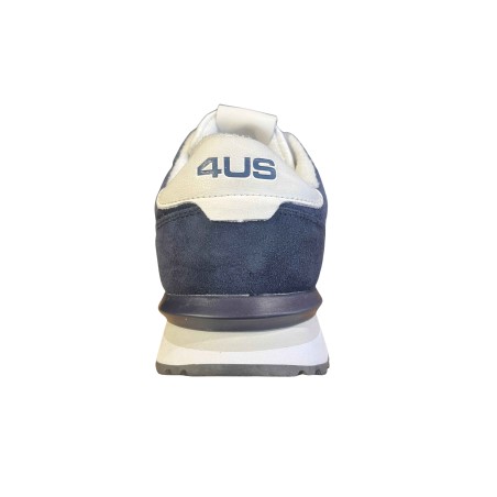 Paciotti 4US 25-450 Sneaker Uomo Stringate Scamosciate Navy