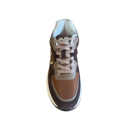 Paciotti 4US 25-438 Sneaker Uomo Stringate In Vera Pelle Marrone
