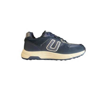 Paciotti 4US 25-438 Sneaker Uomo Stringate In Vera Pelle Navy