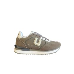 Paciotti 4US 25-891 Sneaker Uomo Stringate In Vera Pelle Olive/Off White
