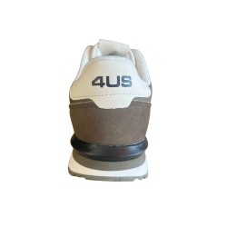 Paciotti 4US 25-891 Sneaker Uomo Stringate In Vera Pelle Olive/Off White 2