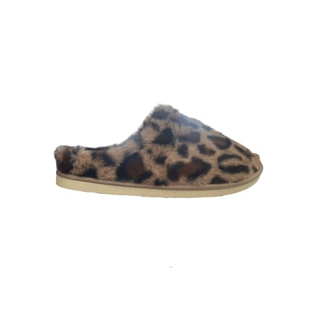 Grunland KANT CI3457-I4 Pantofola Donna Con Pelliccia Marrone/Multicolor