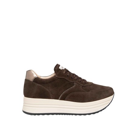 Nero Giardini AROLD I617341D Sneakers Donna Platform Stringate Testa Di Moro