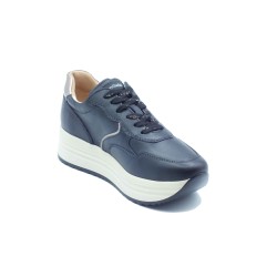 Nero Giardini GUANTO I617340D Sneakers Donna Platform Stringate Nero