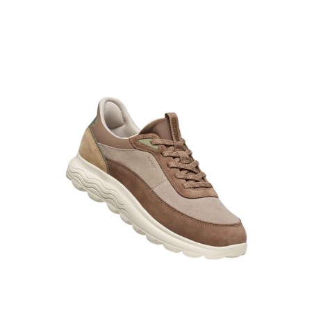 Geox D567MB 00022 C5288 D SPHERICA PLUS Sneakers Donna Slip-in Beige/Lt.Brown