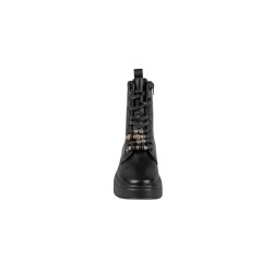 Gold & Gold GB1122 Anfibio Donna Con Accessorio Stringate Nero 2