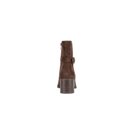 Gold & Gold GY507 Stivaletto Donna Tacco Medio Con Zip Laterale Caffè