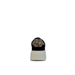 Gold & Gold GB1093-1 Sneakers Donna Stringate Con Accessorio Nero 2