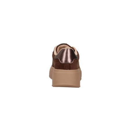 Gold & Gold GB1093 Sneakers Donna Stringate Con Accessorio Moro