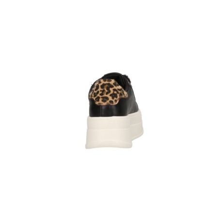 Gold & Gold GB1108 Sneakers Donna Stringate Con Accessorio Nero