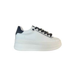Gold & Gold GB1108 Sneakers Donna Stringate Con Accessorio Bianco