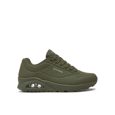 Skechers 52458 UNO STAND ON AIR Sneakers Uomo Stringate Dark Green
