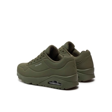 Skechers 52458 UNO STAND ON AIR Sneakers Uomo Stringate Dark Green