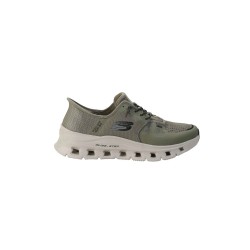SKECHERS 232930 GLIDE-STEP PRO Sneakers Uomo Con Lacci Elastici Slip-Ins Olive/Black