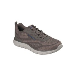 SKECHERS 233064 TRACK POHLTER Sneakers Uomo Stringate Taupe 2