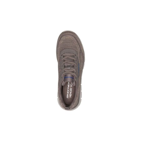 SKECHERS 233064 TRACK POHLTER Sneakers Uomo Stringate Taupe
