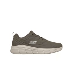 SKECHERS 118110 BOBS B FLEX ARCTIC EDGE Sneakers Uomo Stringate Dark Taupe