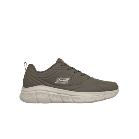 SKECHERS 118110 BOBS B FLEX ARCTIC EDGE Sneakers Uomo Stringate Dark Taupe