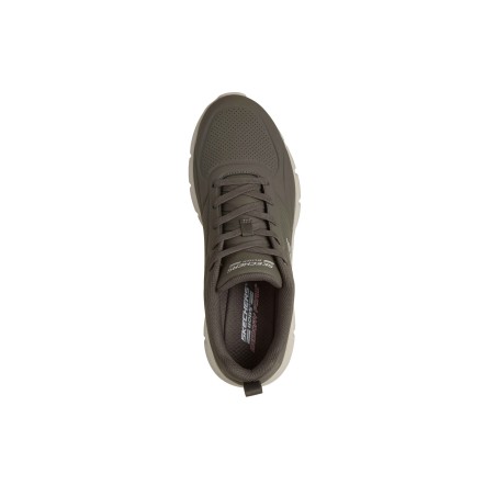 SKECHERS 118110 BOBS B FLEX ARCTIC EDGE Sneakers Uomo Stringate Dark Taupe