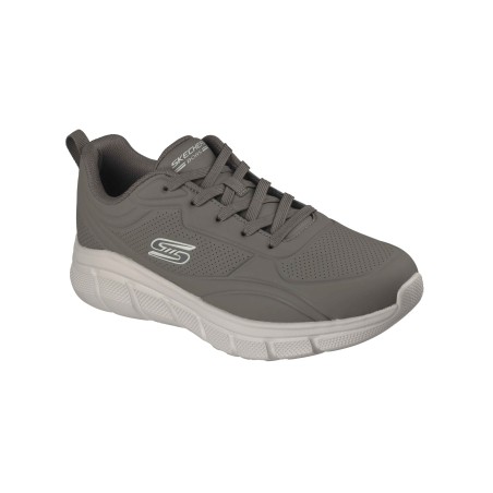 SKECHERS 118110 BOBS B FLEX ARCTIC EDGE Sneakers Uomo Stringate Dark Taupe