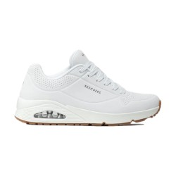 SKECHERS 52458 UNO - STAND ON AIR Sneakers Uomo Stringate Bianco