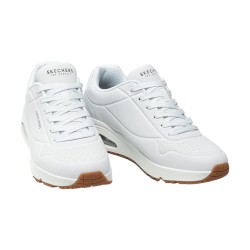 SKECHERS 52458 UNO - STAND ON AIR Sneakers Uomo Stringate Bianco 2