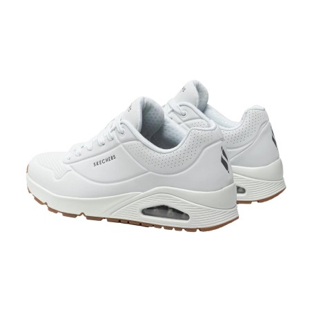 SKECHERS 52458 UNO - STAND ON AIR Sneakers Uomo Stringate Bianco