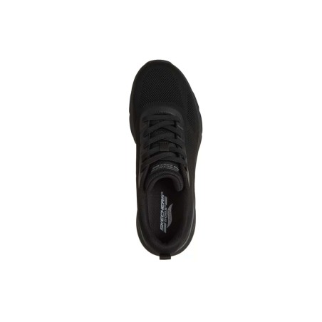 SKECHERS 118460 BOBS ARCH FIT ELEV8 Sneakers Uomo Con Lacci Elastici Black
