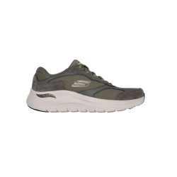 SKECHERS 232702 ARCH FIT 2.0 THE KEEP Sneakers Uomo Stringate Olive