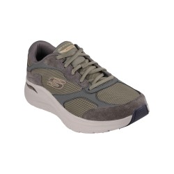 SKECHERS 232702 ARCH FIT 2.0 THE KEEP Sneakers Uomo Stringate Olive 2