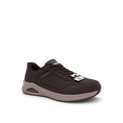 SKECHERS 183443 ARCH FIT UNO RELAXING ON AIR Sneakers Uomo Con Lacci Elastici Slip-Ins Cholocate 2