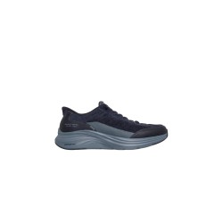 SKECHERS 232618 CONTOUR FOAM CORDELUX Sneakers Uomo Con Lacci Elastici Slip-Ins Navy