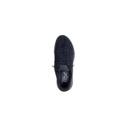 SKECHERS 232618 CONTOUR FOAM CORDELUX Sneakers Uomo Con Lacci Elastici Slip-Ins Navy 2