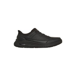 SKECHERS 205656 ARCH FIT CROSSER FELIX Sneakers Uomo Con Lacci Elastici Slip-Ins Black
