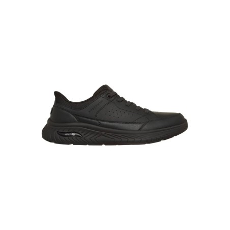 SKECHERS 205656 ARCH FIT CROSSER FELIX Sneakers Uomo Con Lacci Elastici Slip-Ins Black